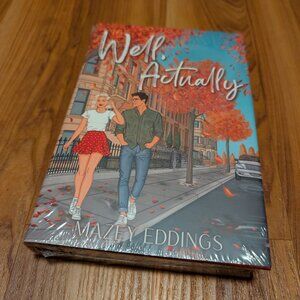 Owlcrate special edition of Well, Actually by Mazey Eddings